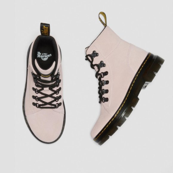 Dr, MARTEN'S COMBS WOMEN SUEDE CASUAL BOOTS PINK HI SUEDE WP / 27342279 - Picture 9 of 9